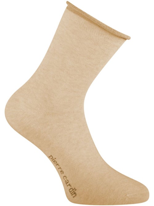 6 paires de chaussettes chinées et fil lurex femme hand made silver pierre cardin - Kiabi