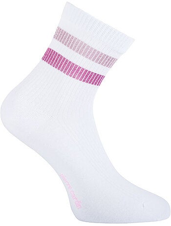 6 paires de tennis 200 aiguilles femme à bandes hand made urban e.01 pierre cardin