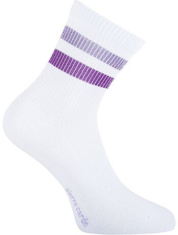 6 paires de tennis 200 aiguilles femme à bandes hand made urban e.01 pierre cardin