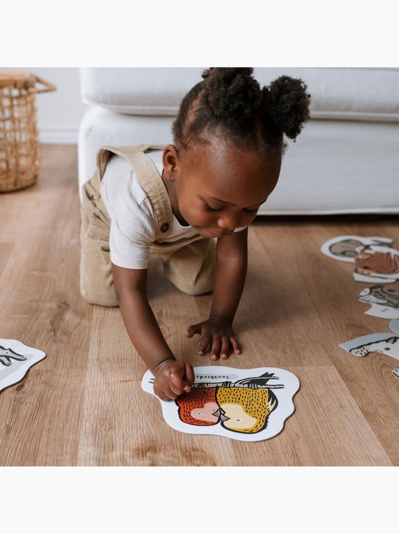 6 Puzzles Animaux Multicolore - Kiabi