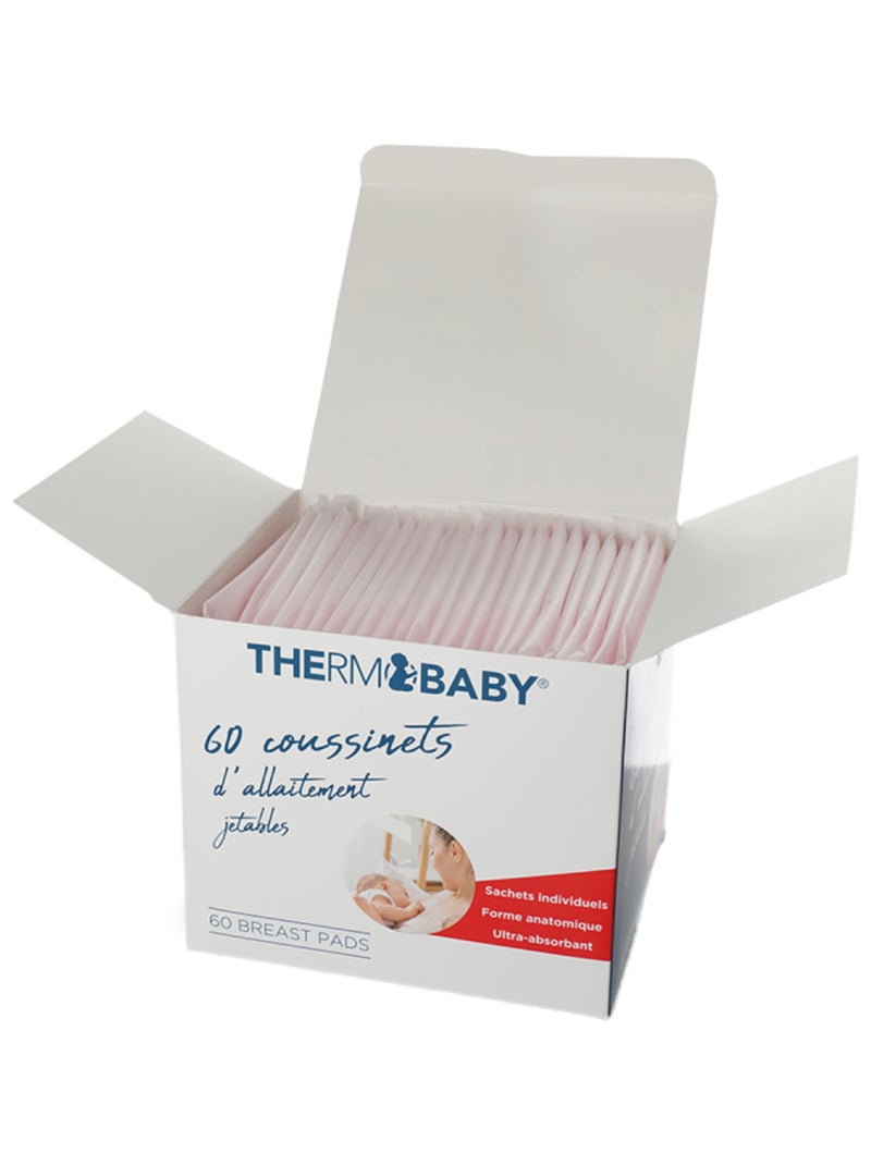60 coussinets d'allaitement jetables Blanc - Kiabi