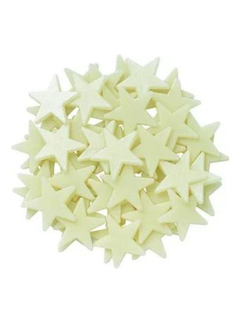 60 mini étoiles phosphorescentes 4M - 4M Blanc - Kiabi