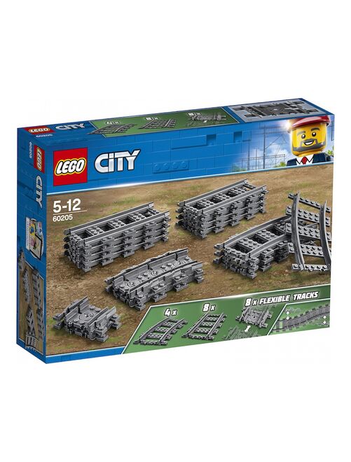 60205 Rails Et Virages, 'lego®' City - Kiabi