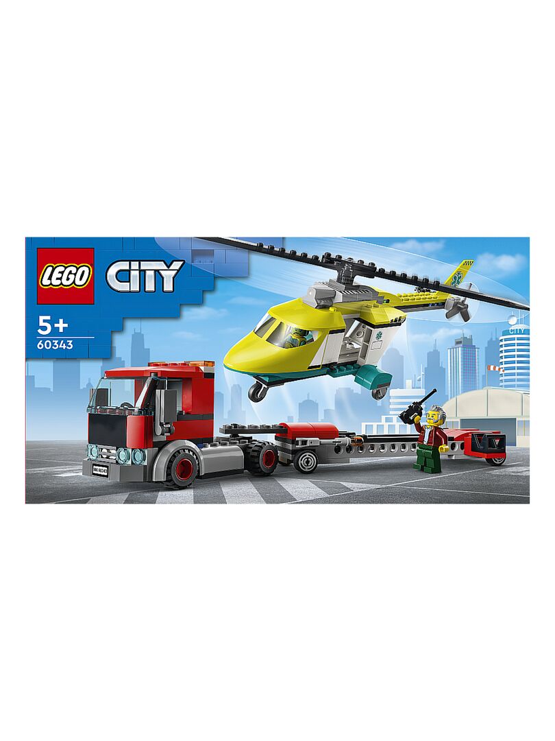 60343 Le Transport De Lhélicoptère De Secours 'lego®' City N/A - Kiabi