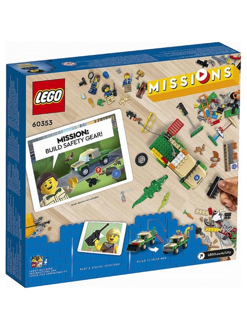 60353 Missions De Sauvetage Des Animaux Sauvages ® City - Kiabi