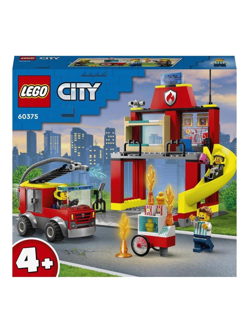 60375 La Caserne Et Le Camion Des Pompiers Lego® City N/A - Kiabi