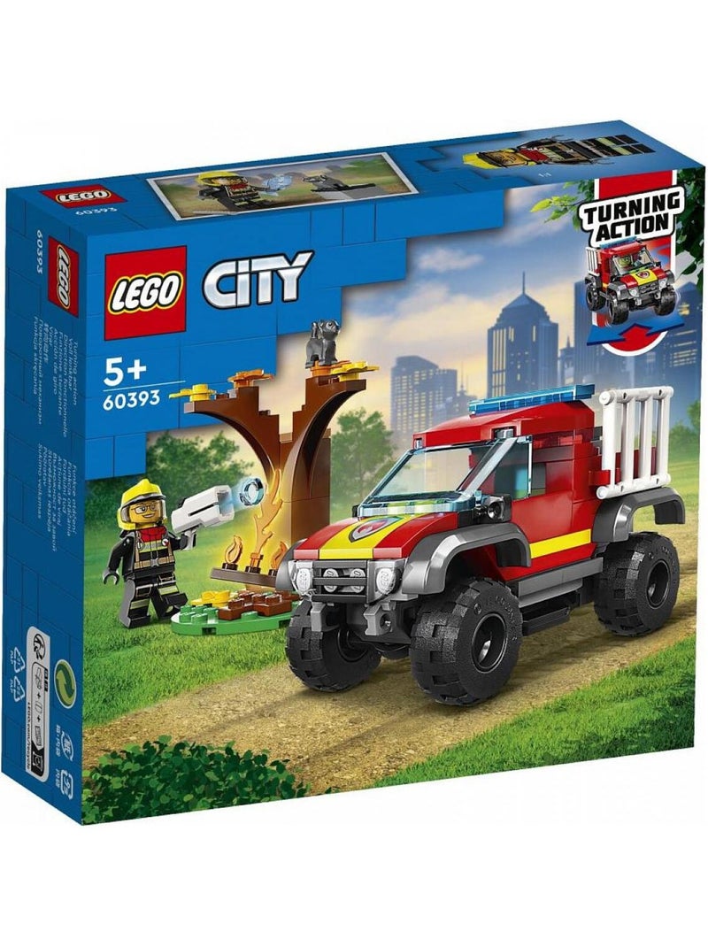60393 Sauvetage En Tout-terrain Des Pompiers Lego® City N/A - Kiabi