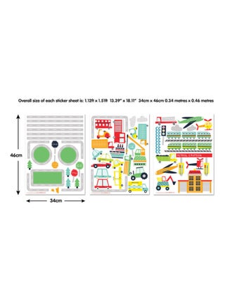 61 Stickers enfants Modes de transport