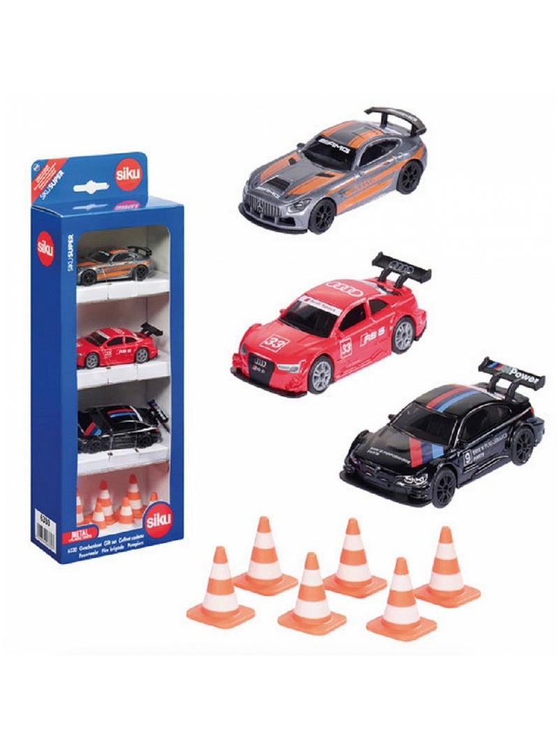 6331 Coffret cadeux voitures courses Bleu - Kiabi