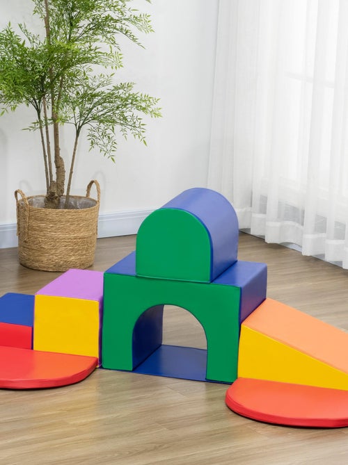 7 blocs de construction en mousse XXL - Kiabi