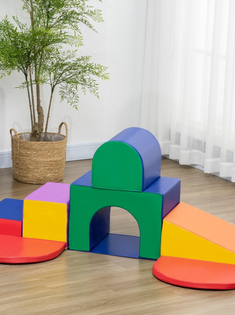 7 blocs de construction en mousse XXL Multicolore - Kiabi