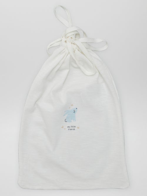 7 bodies à forme croisée + pochon de rangement - Kiabi