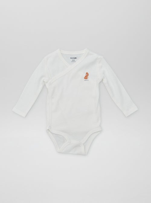 7 bodies à forme croisée + pochon de rangement - Kiabi