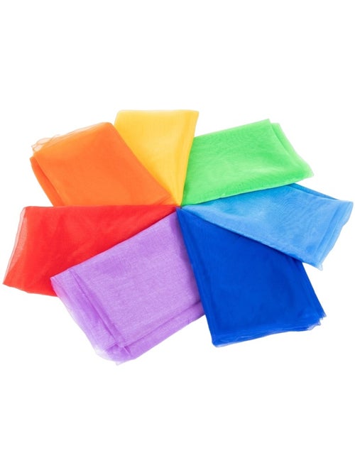 7 tissus organza arc-en-ciel - Kiabi