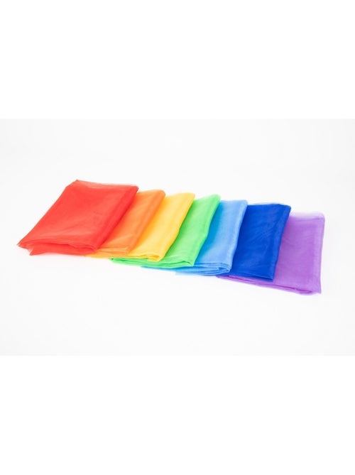 7 tissus organza arc-en-ciel - Kiabi