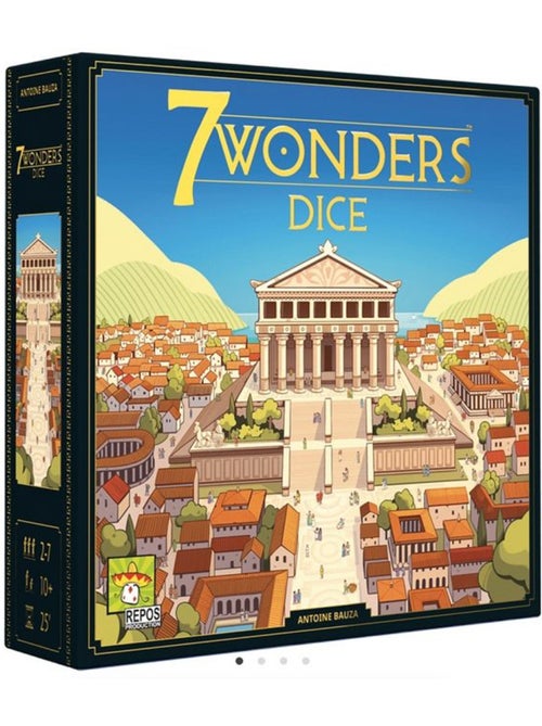 7 wonders la version de des - asmodee - rep7wd01fr - bleu - dès 5 ans - Kiabi