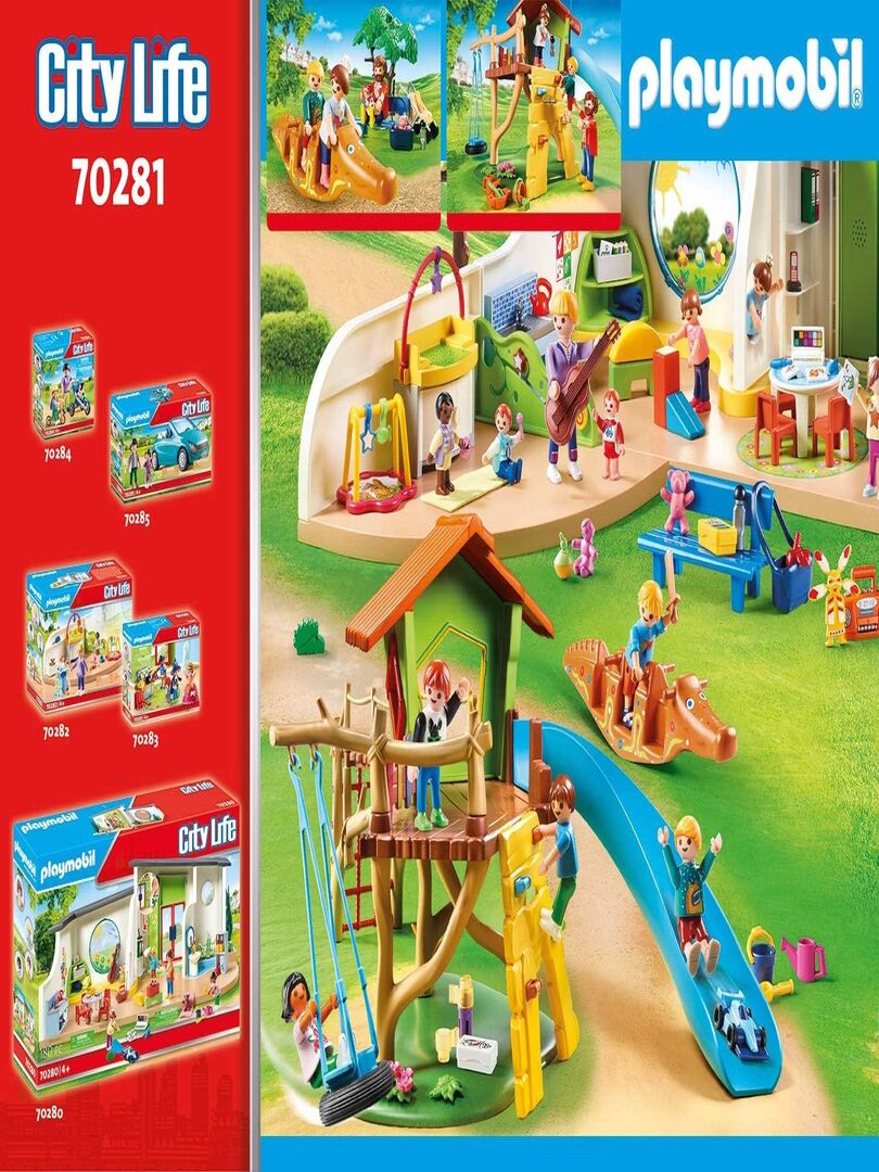 70281- Playmobil City Life - Parc de jeux et enfants Playmobil : King  Jouet, Playmobil Playmobil - Jeux d'imitation & Mondes imaginaires