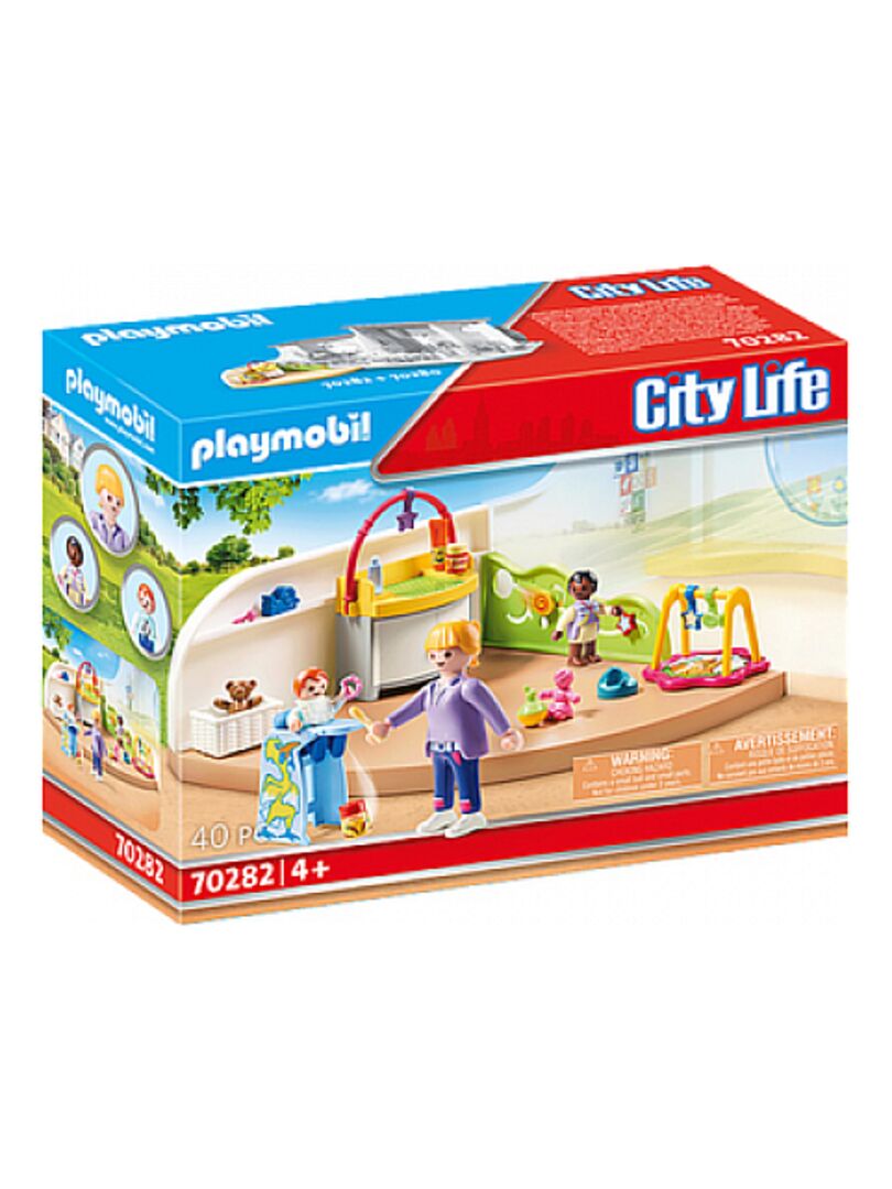 70282 Espace Crèche Pour Bébés, 'playmobil' City Life - N/A - Kiabi - 21.89€