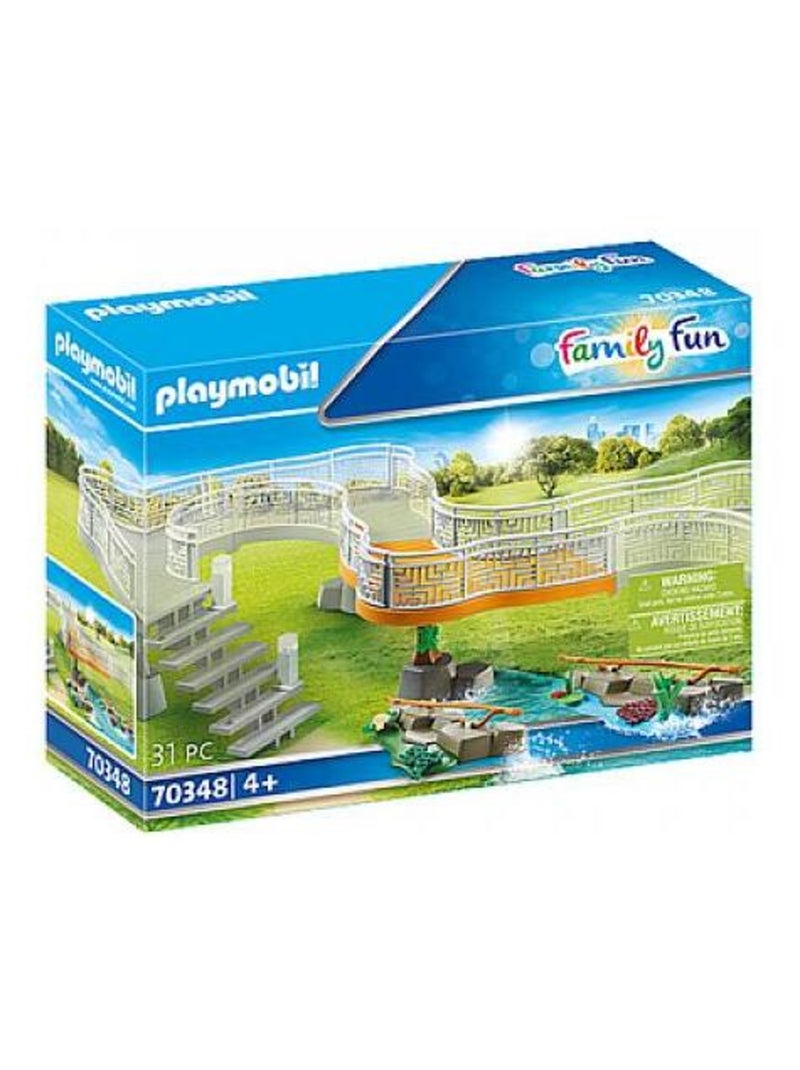 70348 Extension Pour Parc Animalier, 'playmobil' Family Fun N/A - Kiabi