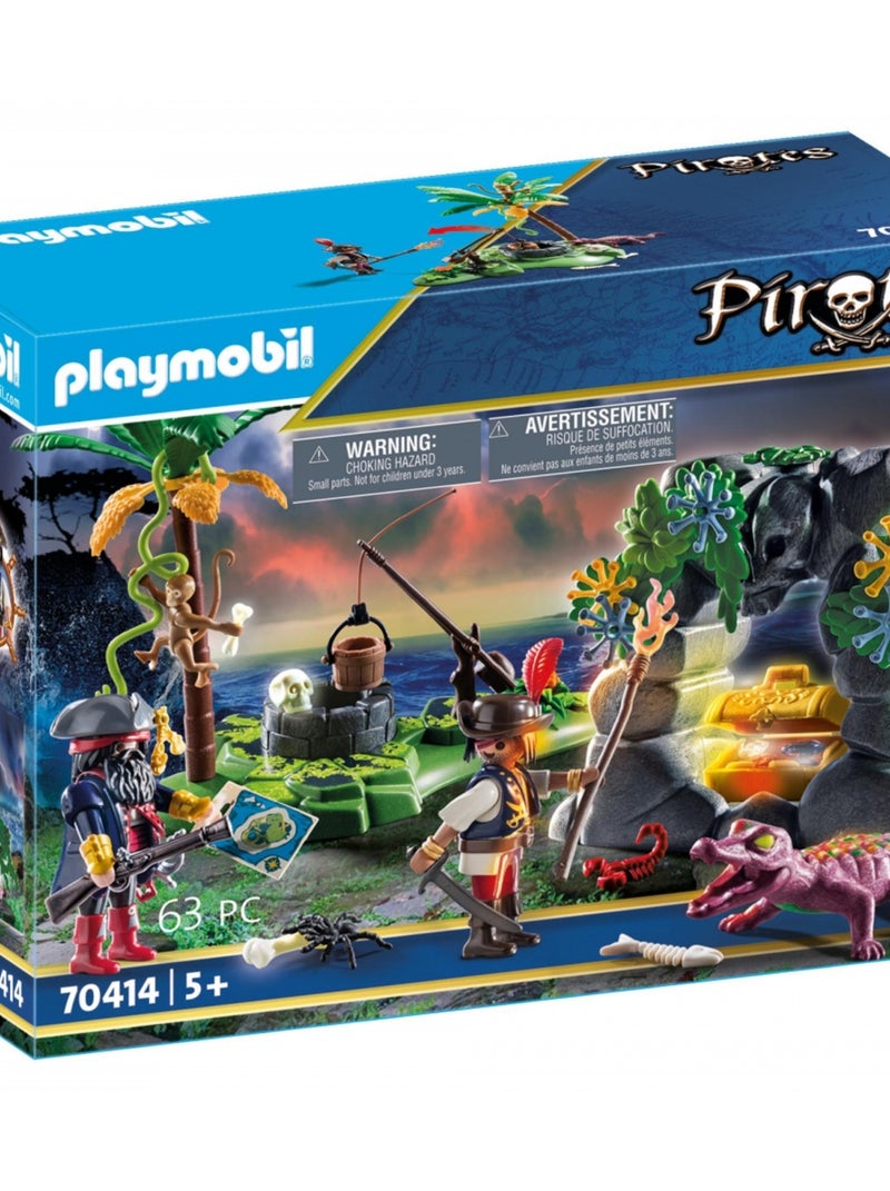 70414 'playmobil' Repaire Du Trésor Des Pirates N/A - Kiabi