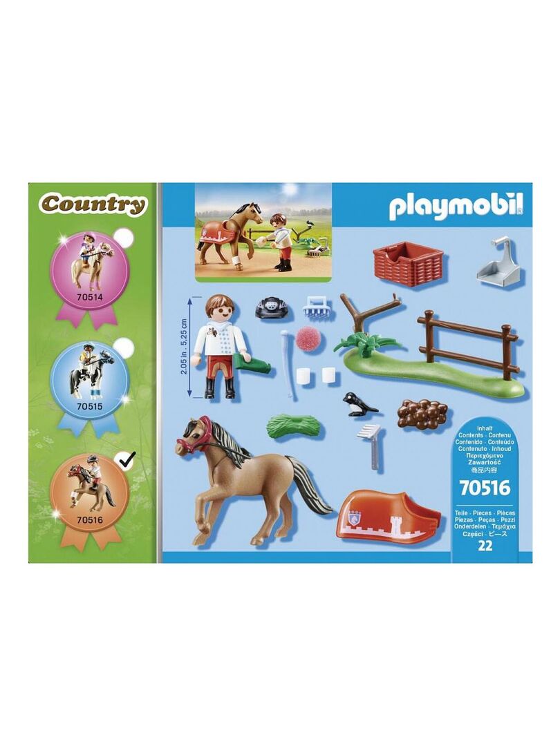 Lot Playmobil 70416 la fillette et le poney neuf