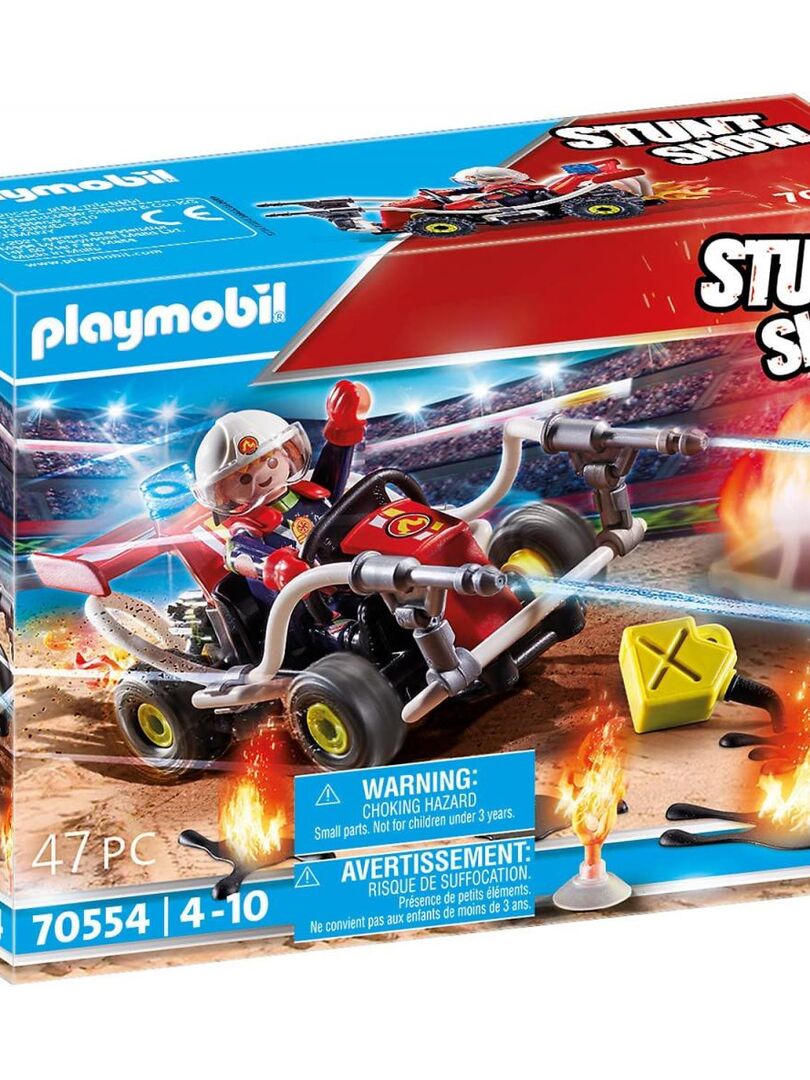 70554 Stuntshow Véhicule Et Pompier, 'playmobil' Stuntshow - N/A - Kiabi -  19.74€