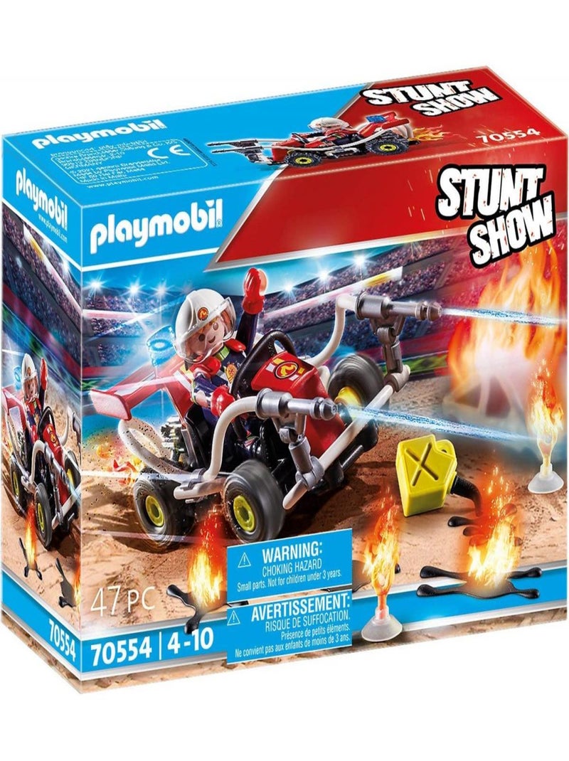 70554 Stuntshow Véhicule Et Pompier, 'playmobil' Stuntshow N/A - Kiabi