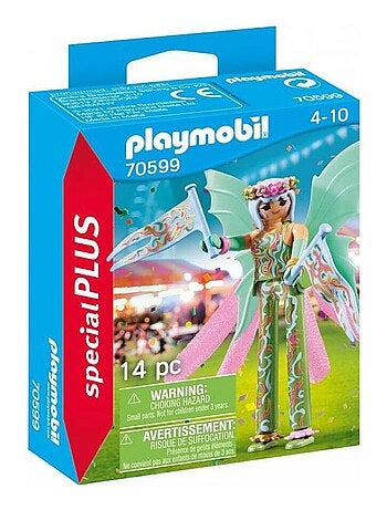 70599 'playmobil' Fée Géante Bleu Rose