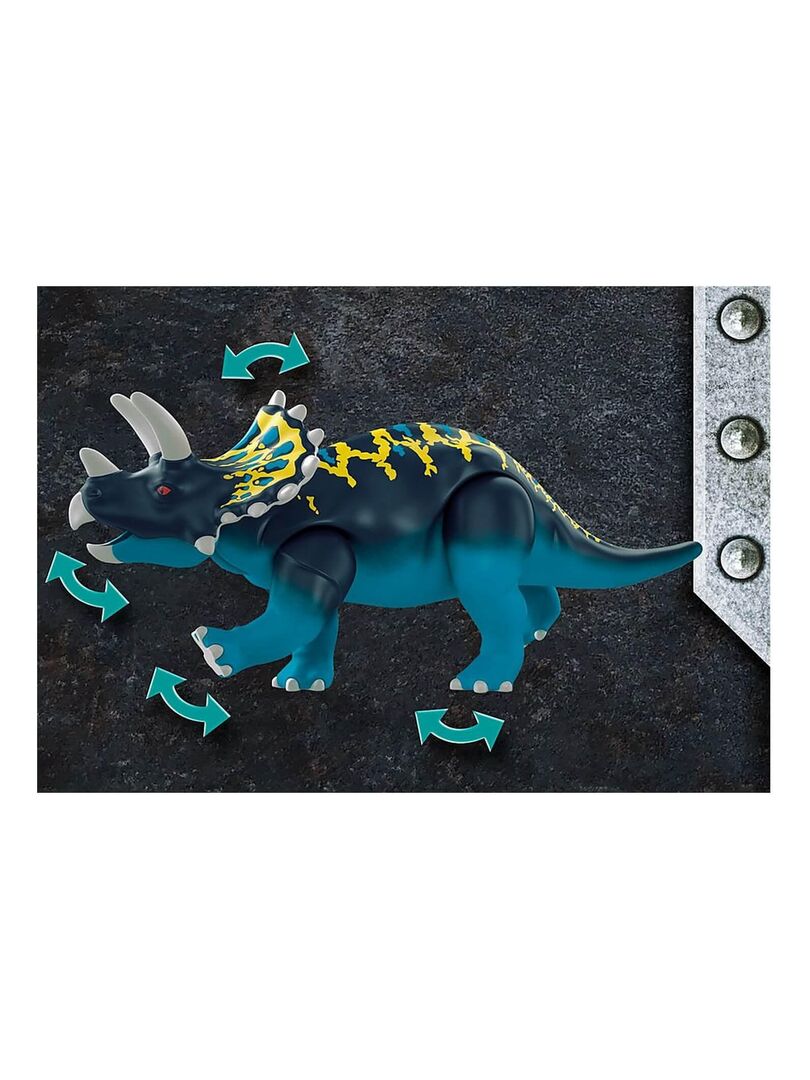 70627 - Playmobil Dino Rise - Triceratops et soldats