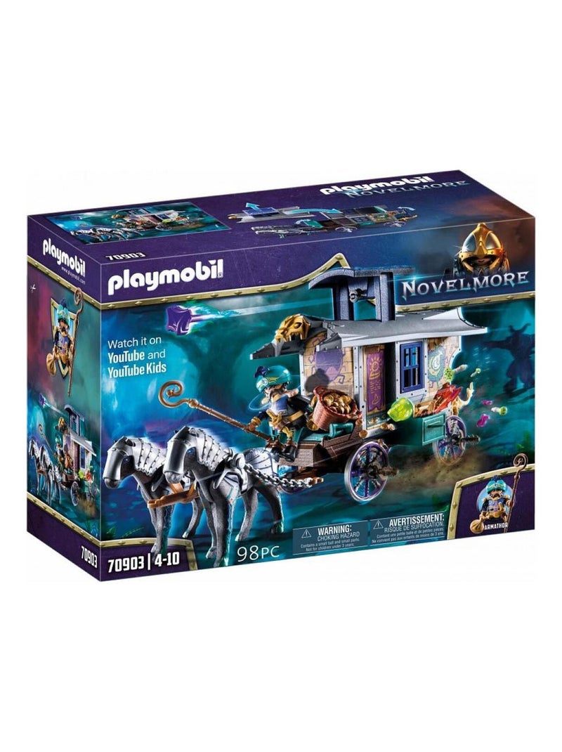 70903 'playmobil' Novelmore Marchand Et Chariot N/A - Kiabi