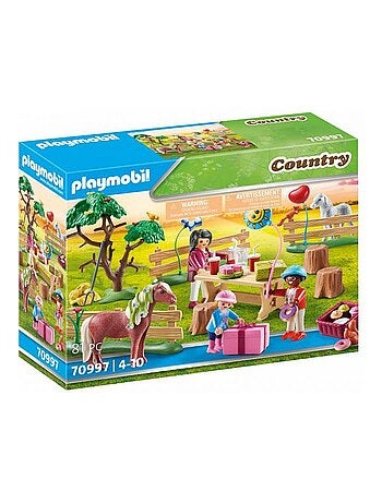 Jouet Playmobil 70342 Family Fun Jardin Animalier Multicolore