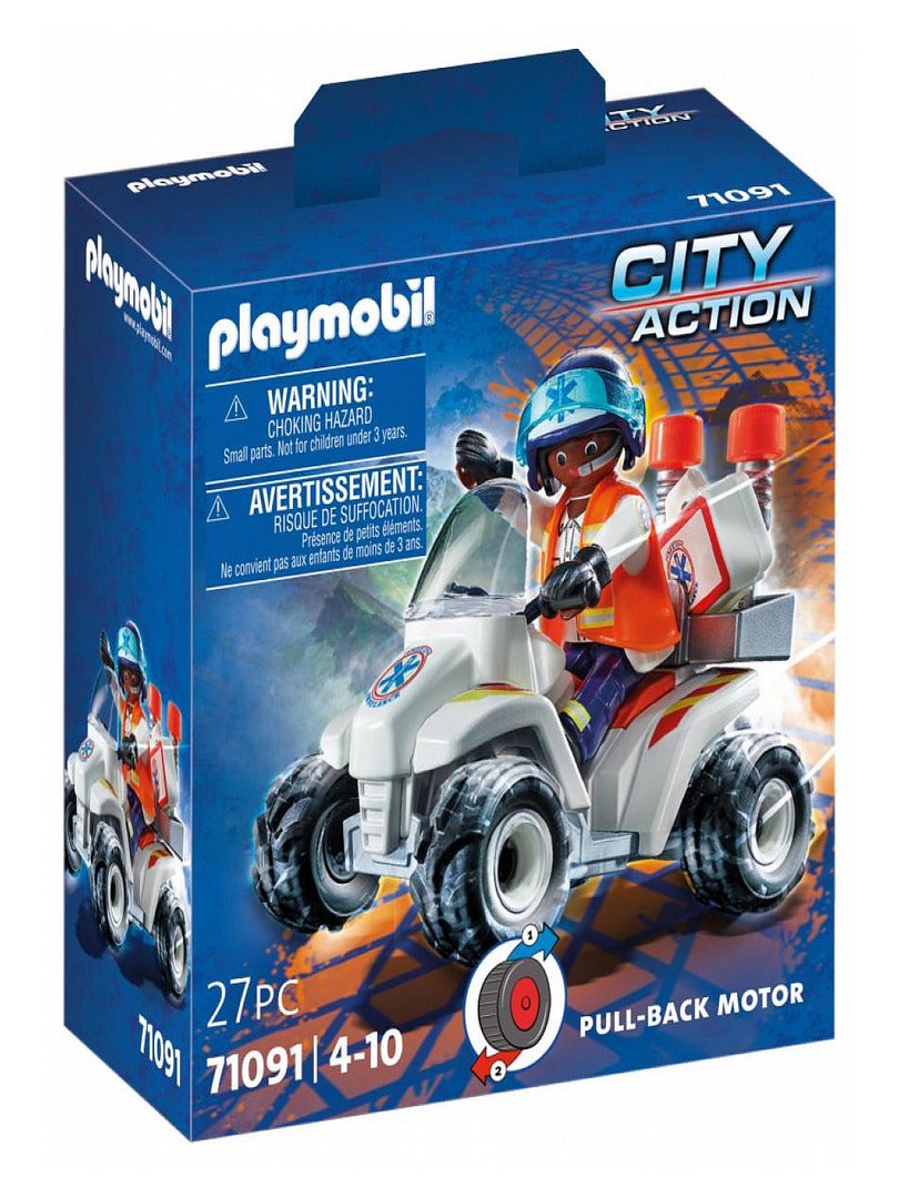 71091 Secouriste Et Quad 'playmobil' - N/A - Kiabi - 16.50€