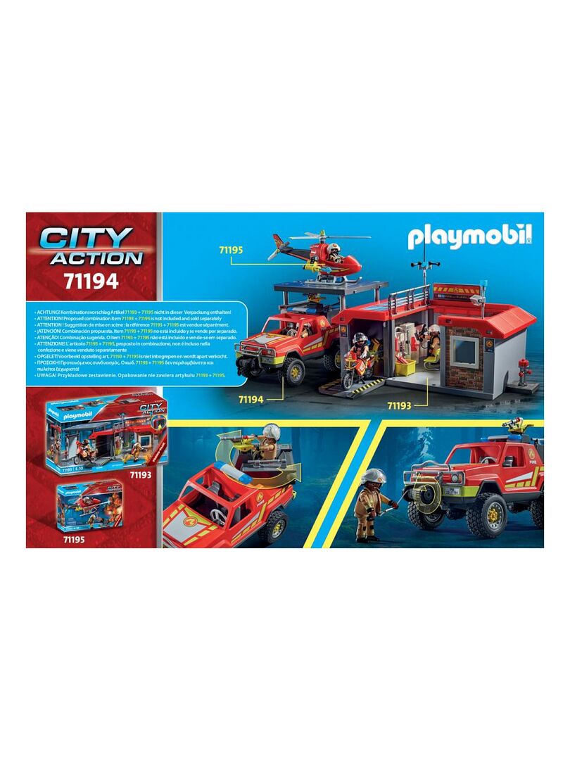 71194 'Playmobil' Pick-up et pompier - N/A - Kiabi - 28.49€