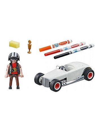 71376 playmobil color : voiture de course