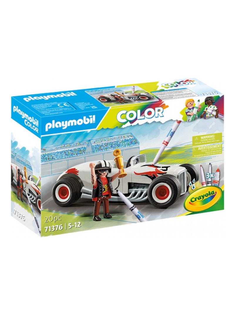 71376 PLAYMOBIL Color : Voiture de course N/A - Kiabi