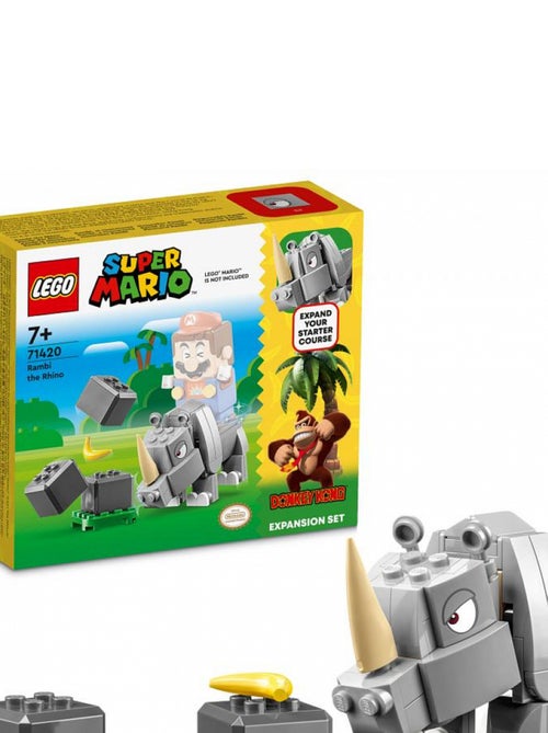 71420 Ensemble d extension rambi le rhinoceros Super Mario - Kiabi