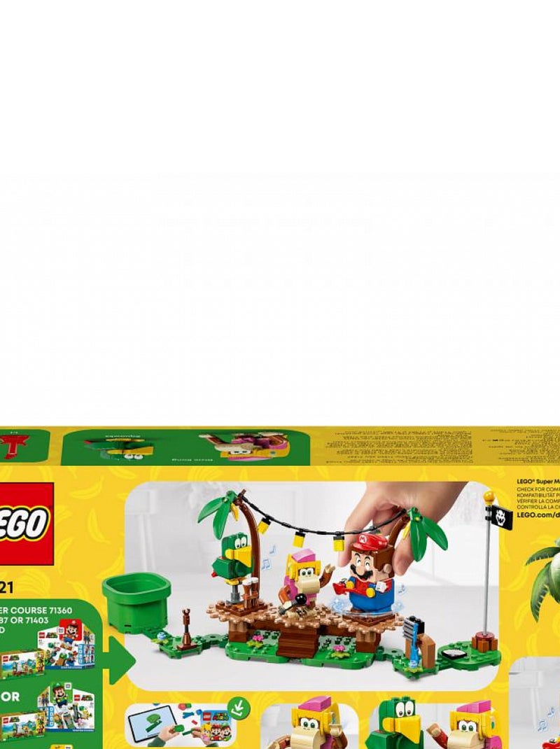 71421 Ensemble d extension concert de Dixie Kong dans la jungle Super Mario Noir - Kiabi