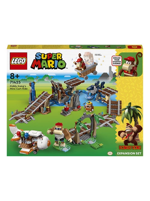 71425 Ensemble d extension course de chariot de mine de diddy kong Super Mario - Kiabi 71425 Ensemble d extension course de chariot de mine de diddy kong Super Mario - Kiabi