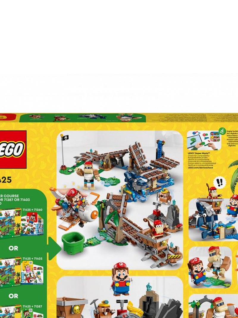 71425 Ensemble d extension course de chariot de mine de diddy kong Super Mario Noir - Kiabi