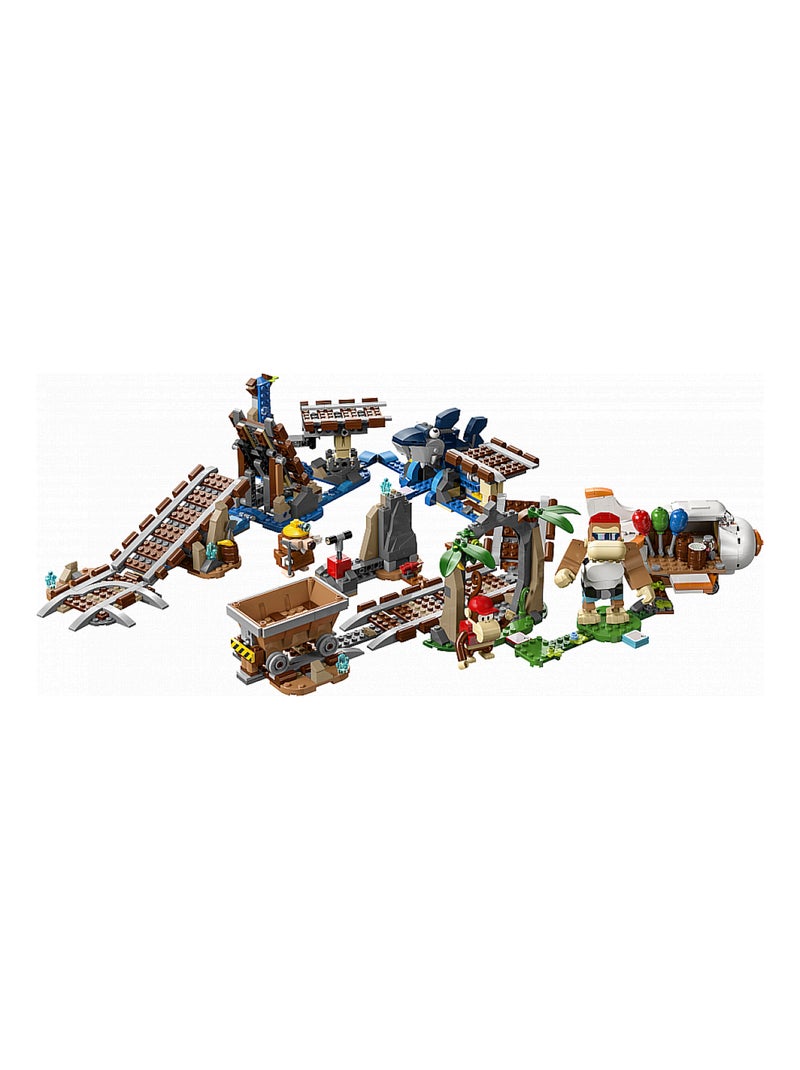 71425 Ensemble d extension course de chariot de mine de diddy kong Super Mario Noir - Kiabi