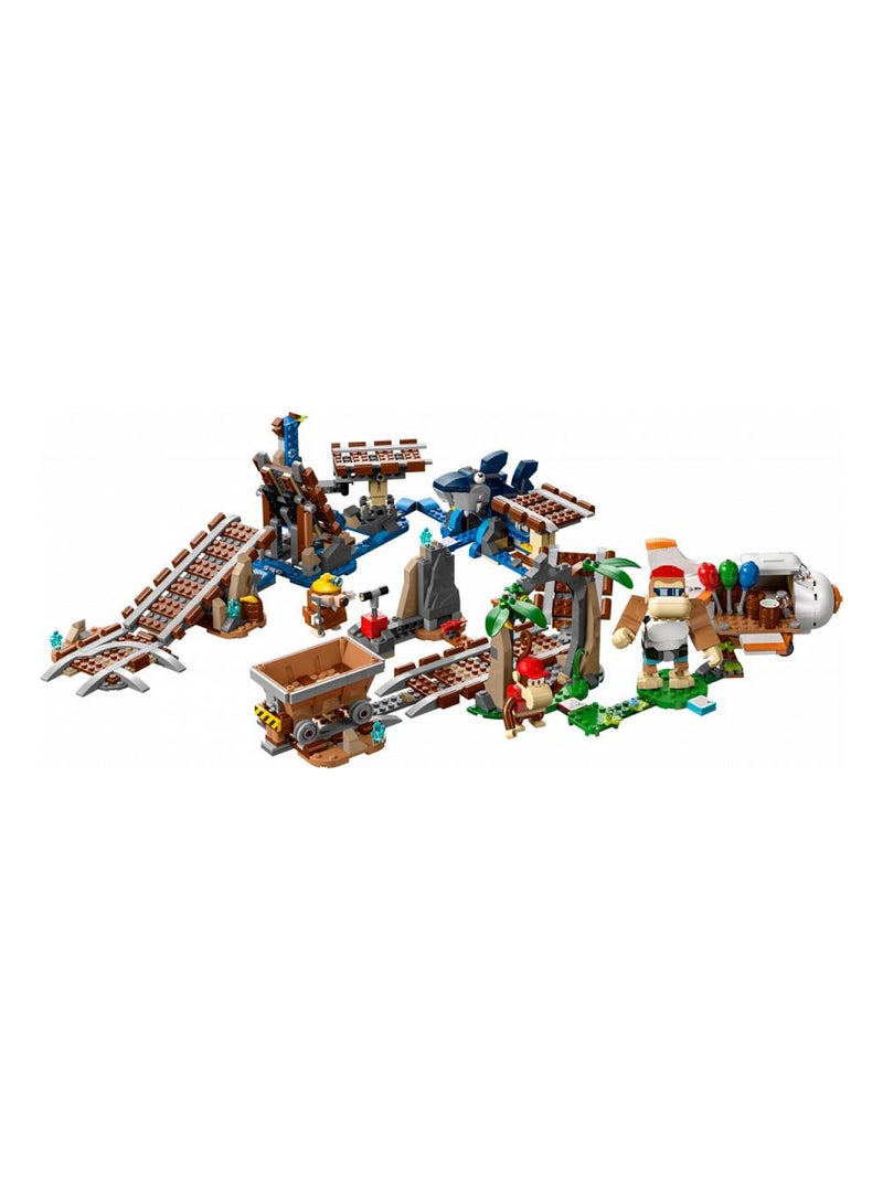 71425 Ensemble d extension course de chariot de mine de diddy kong Super Mario Noir - Kiabi