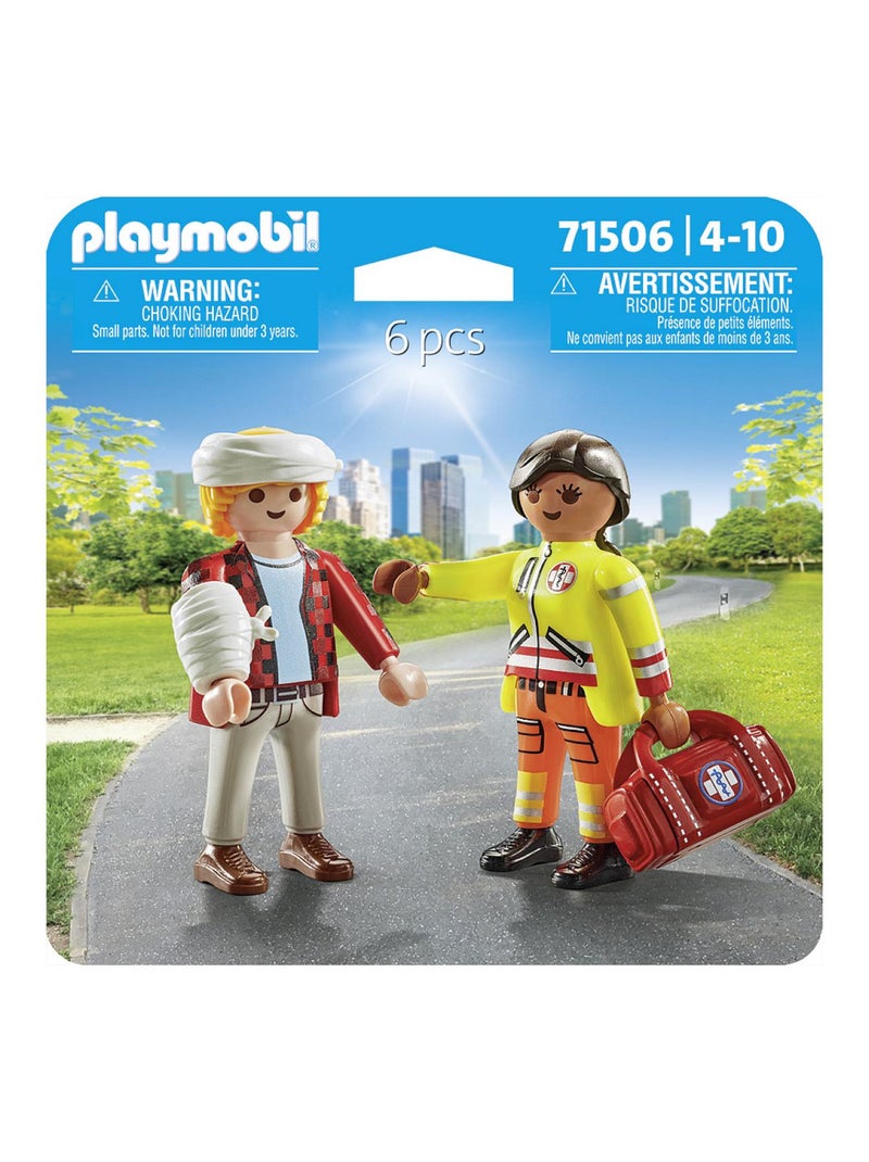 71506 - 'Playmobil' - Secouriste avec blessé N/A - Kiabi