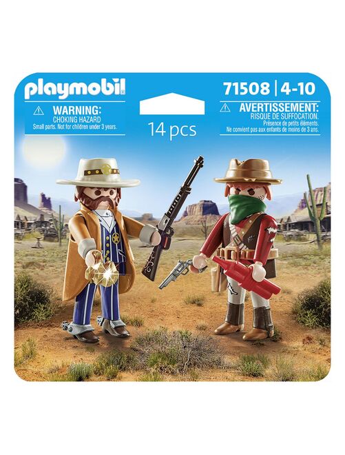 71508 - 'Playmobil' - Sherif et bandit - Kiabi
