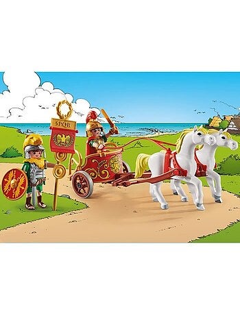 71543 césar avec char et chevaux