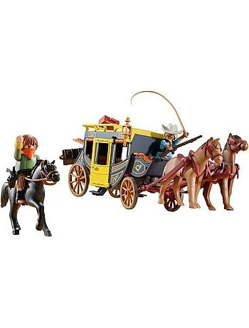 71862 'playmobil' attaque de diligence au far west