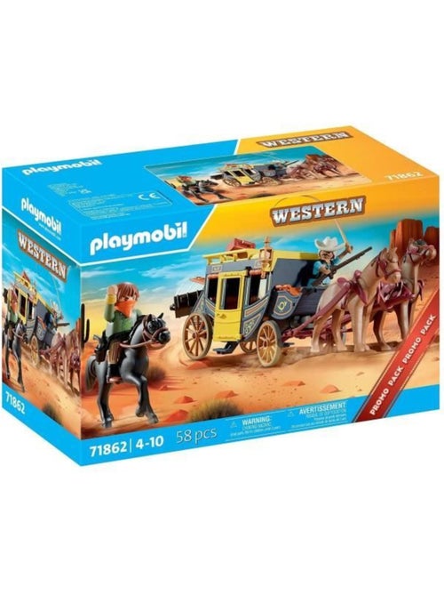 71862 'playmobil' attaque de diligence au far west - Kiabi