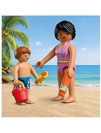 72101 Œuf 2en1 : vacances à la plage 'playmobil'