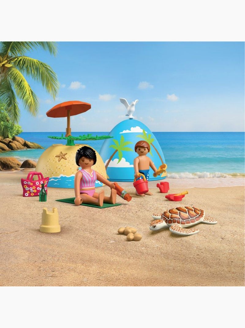 72101 uf 2en1 : vacances à la plage 'playmobil' N/A - Kiabi