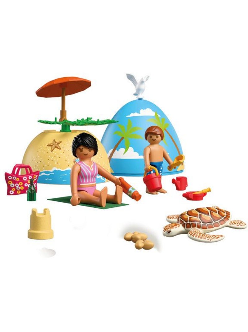 72101 uf 2en1 : vacances à la plage 'playmobil' N/A - Kiabi