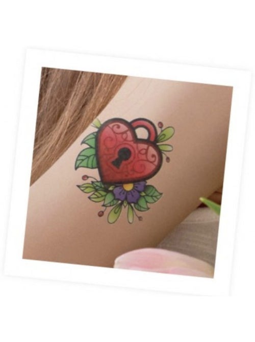 75 tattoos lavables colorés - Kiabi